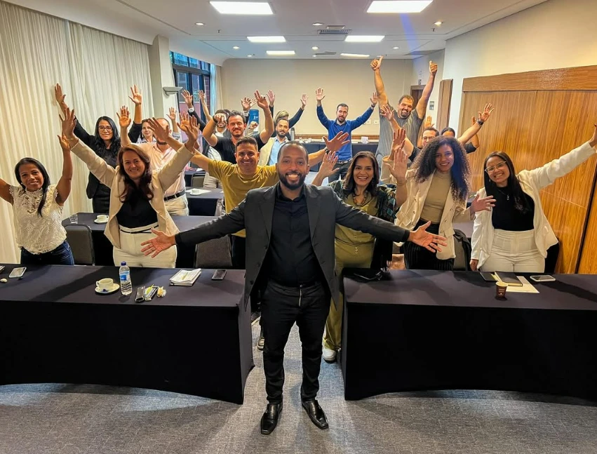 Turma do Mentores do Reino no evento presencial