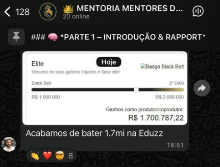 R$1,7 milhão — mentor de engenheiros civis