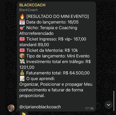 R$64.500 com R$1.200 de tráfego em 15 dias