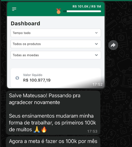 Primeiros R$100k — mentor de finanças